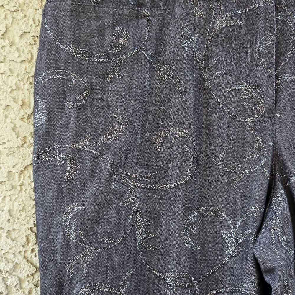 Peter Nygard Glitter Embellished Jeans - Picture 2 of 10